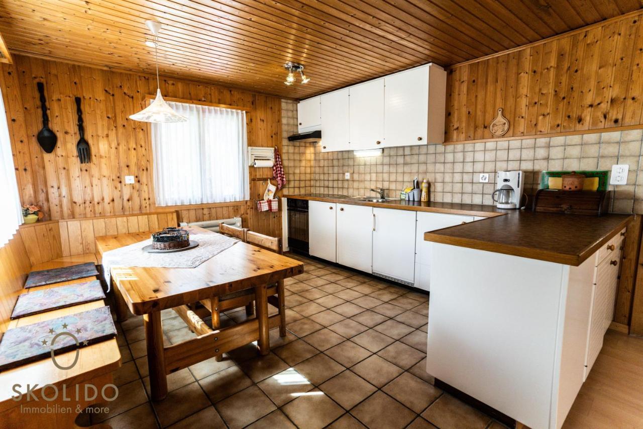 Haus Birchi, Fiesch 3.5-Zimmerwohnung Birchi Exterior foto